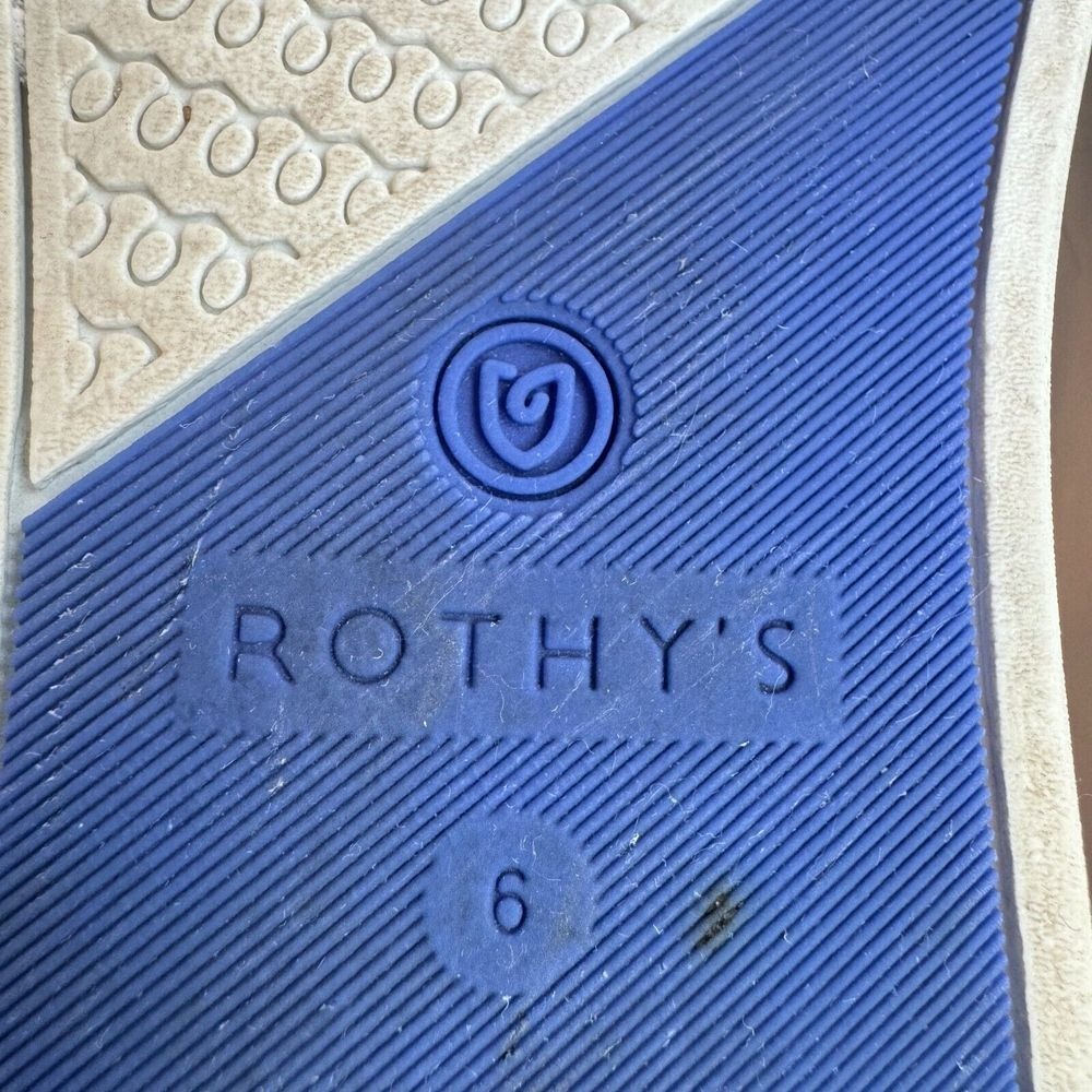 Rothy's The Sneaker Slip On Womens 6 Sand Tiger Animal Print Shoes‎ Washable - Picture 7 of 7